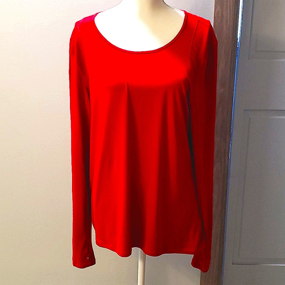 REDUCED!! FALL CLEARANCE!! NWT Jockey Shirt... Red.  Size XL